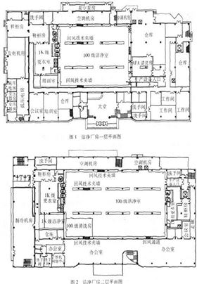 電子潔凈廠房布局圖